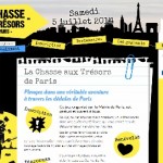 La Chasse aux Trésors de Paris vous donne rendez-vous le samedi 5 juillet